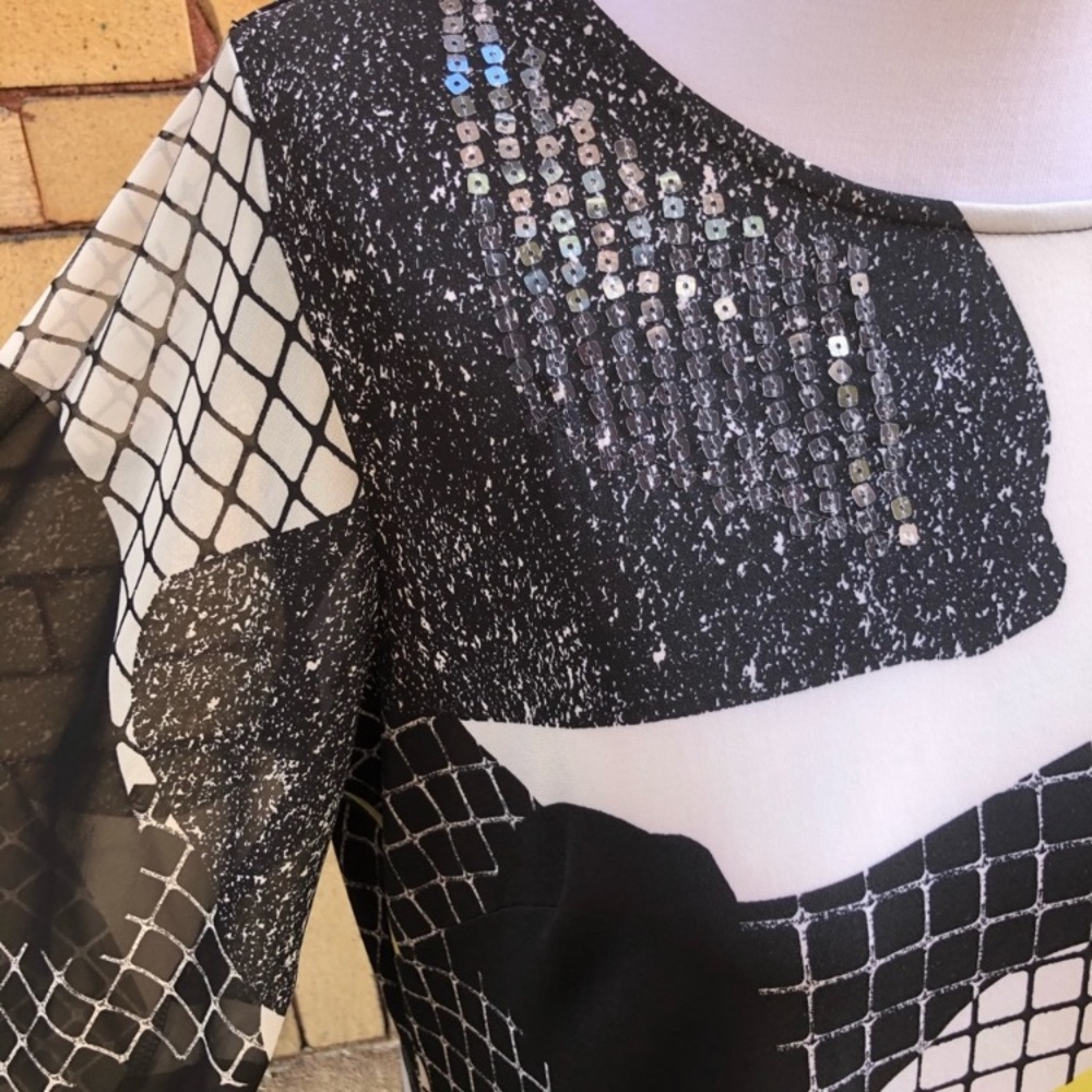 ❣️ Alfani multi colored top Size OX Zipper Back - Picture 4 of 4